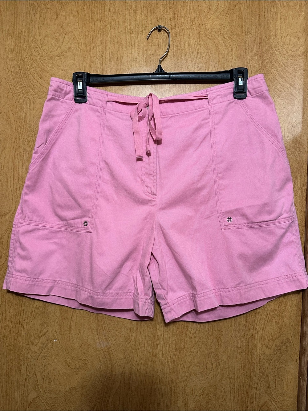 Lauren Ralph Lauren Pink Drawstring Utility Bermuda Shorts